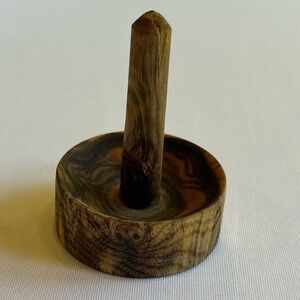 Handmade Rustic Caragana Wood Ring Holder